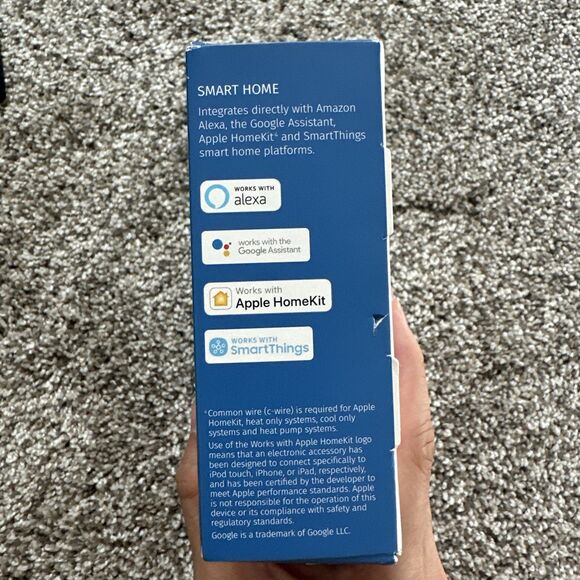 Emerson Sensi Smart Programmable Thermostat - White (ST55U) New - Picture 5 of 6